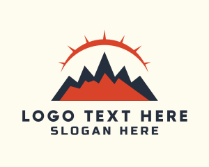 Mountaineering Outdoor Travel Logo