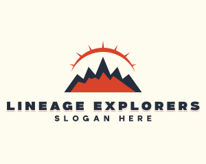 Mountaineering Outdoor Travel logo design