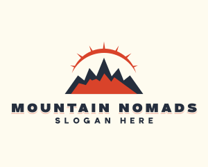 Mountaineering Outdoor Travel logo design