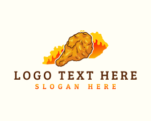 Fried Chicken Kentucky Logo