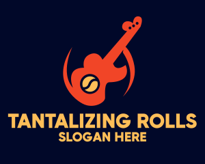 Rock & Roll Coffee Bean logo design