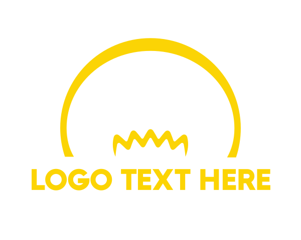 Yellow Light Bulb logo