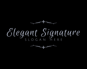 Elegant Event Business logo design