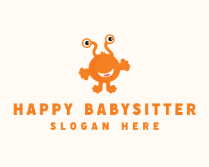 Happy Smiling Creature logo design