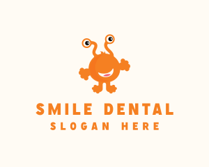 Happy Smiling Creature logo design