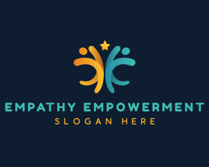 People Charity Community logo design