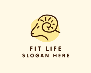 Sheep Ram Farm Logo