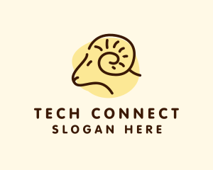 Sheep Ram Farm Logo