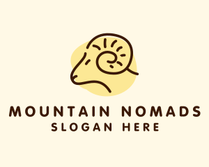 Sheep Ram Farm logo design