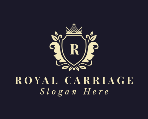 Luxury Crown Shield logo design