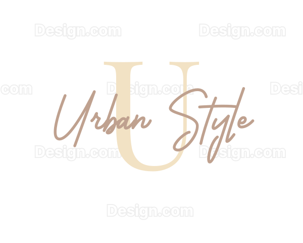Upscale Luxury Brand Logo