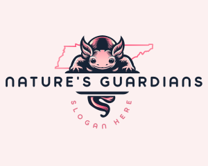 Tennessee Salamander Wildlife logo
