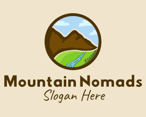 Mountain Valley Scenery logo design