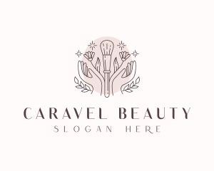 Beauty Styling Brush logo design