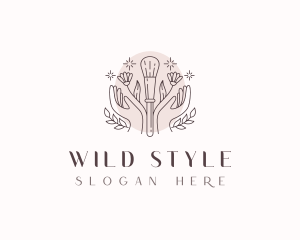 Beauty Styling Brush logo design