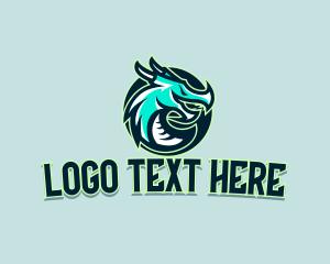 Dragon Game Streamer Logo