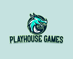 Dragon Game Streamer logo design