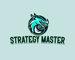 Dragon Game Streamer logo design