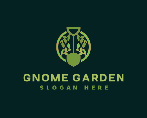 Shovel Leaf Garden logo design