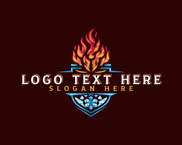 Heat logo example 3