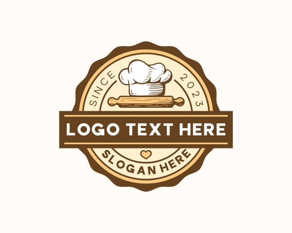 Toque Rolling Pin Bakery logo