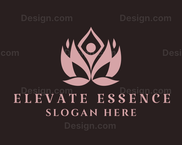 Wellness Yoga Meditation Logo