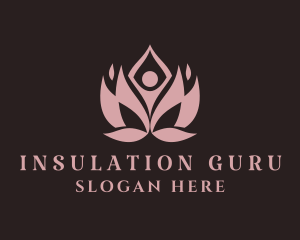 Wellness Yoga Meditation  logo design