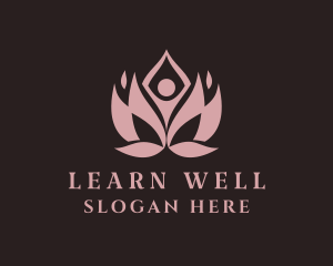 Wellness Yoga Meditation  logo design