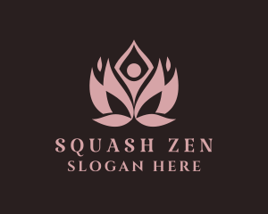 Wellness Yoga Meditation  logo design