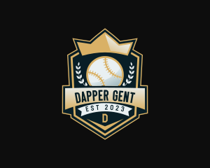 Baseball Sports League logo design