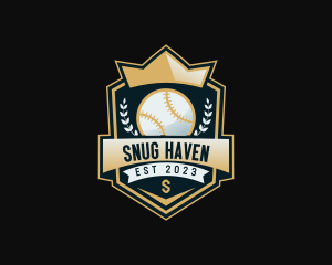 Baseball Sports League logo design