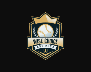 Baseball Sports League logo design