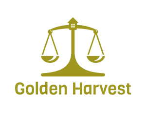 Golden House Scale logo design