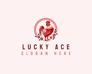 Rooster Zodiac Horoscope logo design