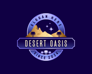 Desert Mountain Night logo design