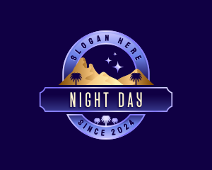 Desert Mountain Night logo design