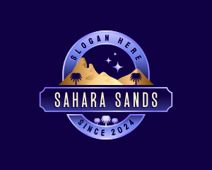 Desert Mountain Night logo design