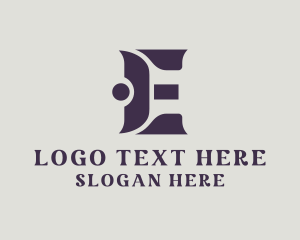 Business Consulting Letter E logo