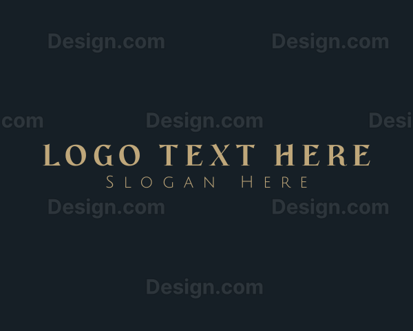 Luxury Apparel Brand Logo