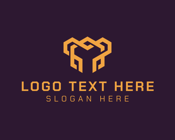 Interlocking logo example 1