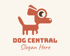 Red Chihuahua Dog logo design