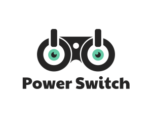 Binocular Power Button logo