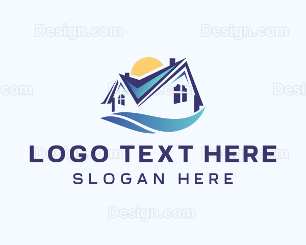 Real Estate Home Builder Logo