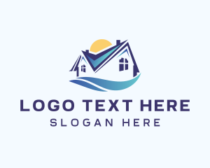 Real Estate Home Builder Logo