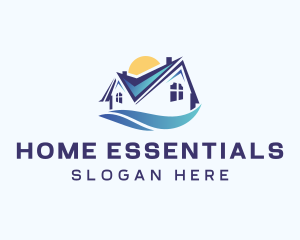 Real Estate Home Builder logo design