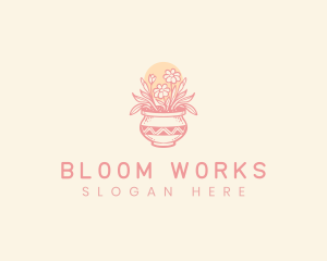 Flower Pots Boutique logo design