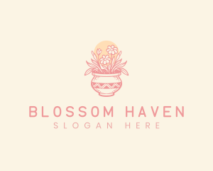 Flower Pots Boutique logo design