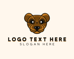 Teddy Bear Face logo