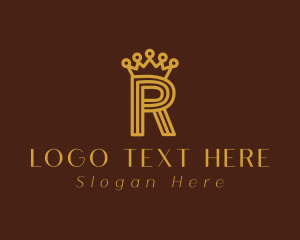 Royalty Crown Letter R logo