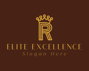 Royalty Crown Letter R logo